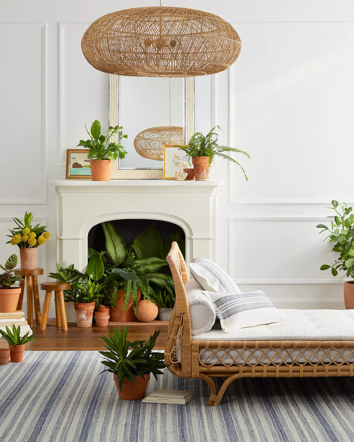 Natur Teakholz Hocker