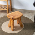 Zedernwurzel Hocker aus Massivholz